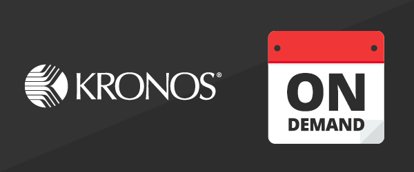 Webinar on June 19 • Brought to you by Kronos